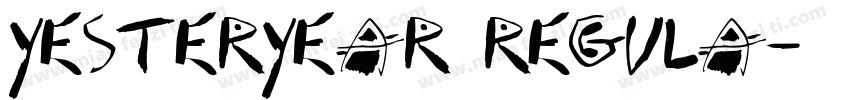 Yesteryear Regula字体转换